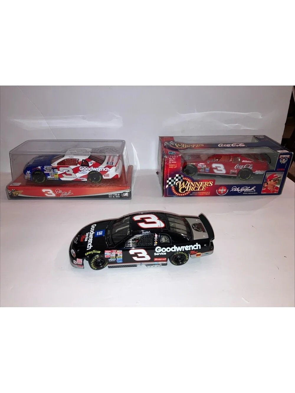Lot Of 3 Dale Earnhardt #3 Good wrench Chevy Monte Carlo 1/24 Diecast “LOOK”